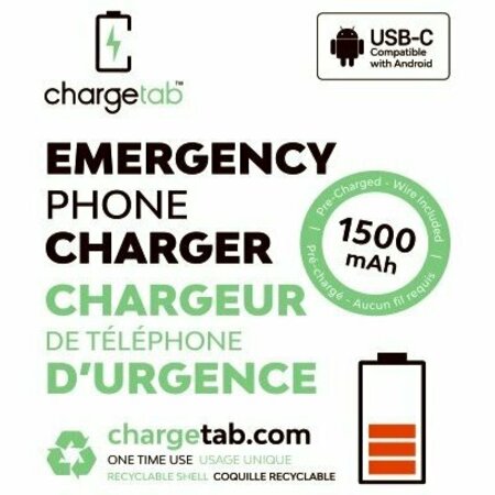 CHARGETAB USB C Emergency Phone Charger CHARGETAB USBC